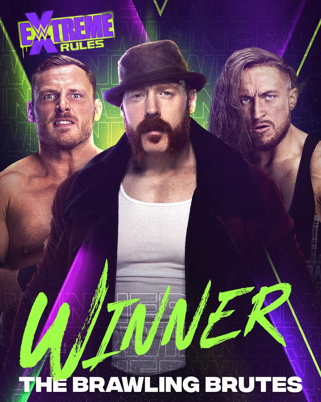 The BrawlingBrutes won the Good Old Fashioned Donnybrook Match