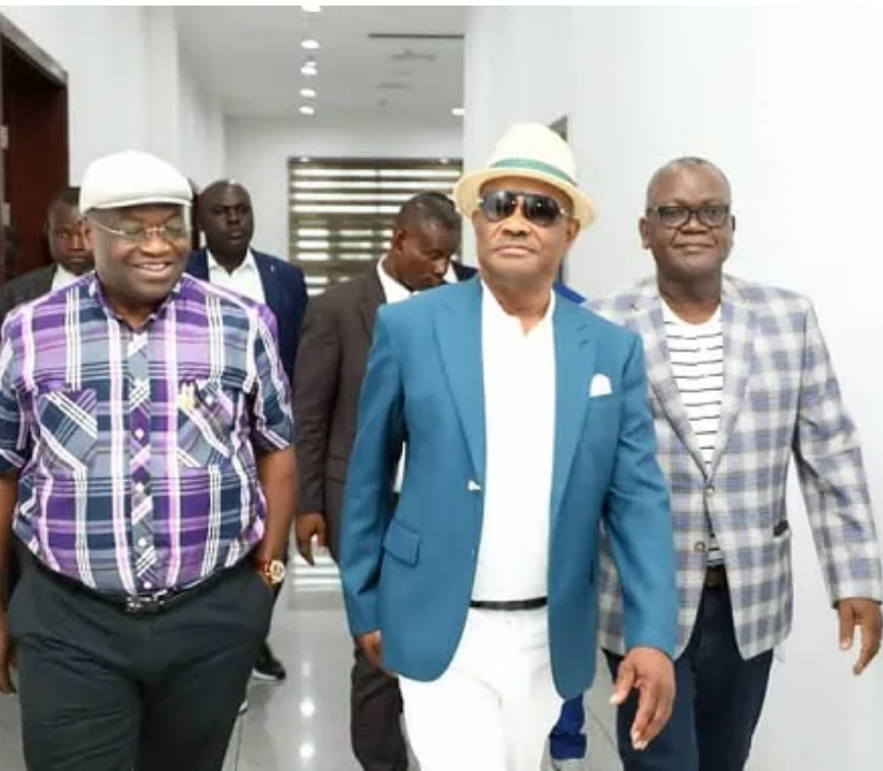 Governors Okezie Ikpeazu, Nyesom Wike and Samuel Ortom (Metrostar)