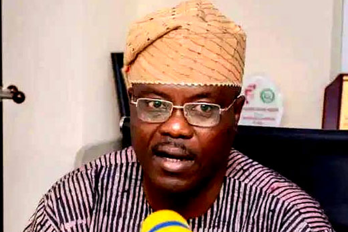 The suspended Commissioner for Environment in Ogun State, Abiodun Abudu-Balogun (Channels TV)