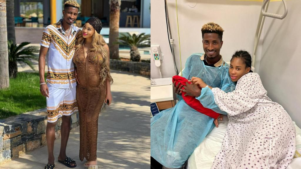 Super Eagles star Peter Olayinka and wife welcome baby [Photos]
