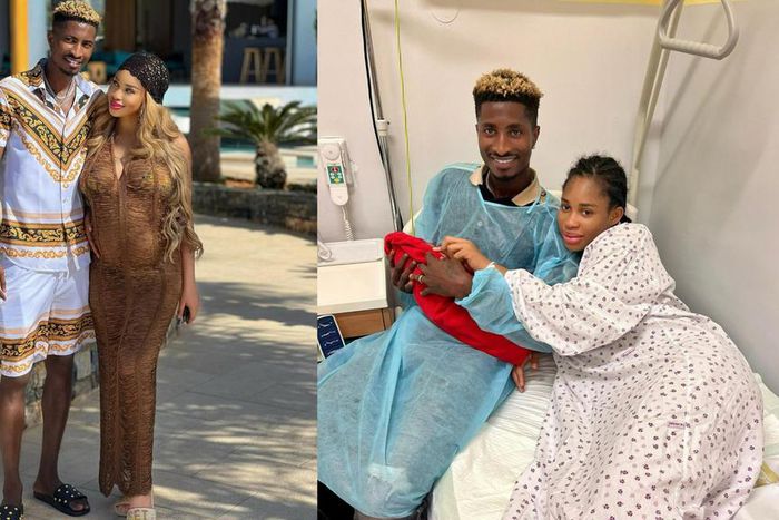Super Eagles star Peter Olayinka and wife welcome baby [Photos]