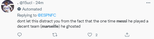 Reactions to Messi's performance as PSG beat Marseille 2-1 in Le Classique