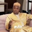 Katsina Gov Aminu Bello Masari explains a point during chat with select online media