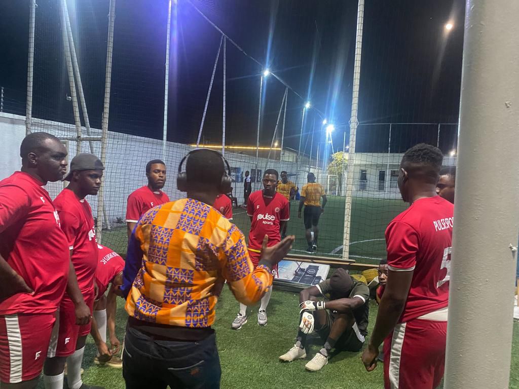 Coach Solace Chukwu cooking.