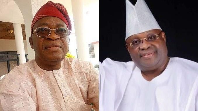 Gboyega Oyetola and Ademola Adeleke