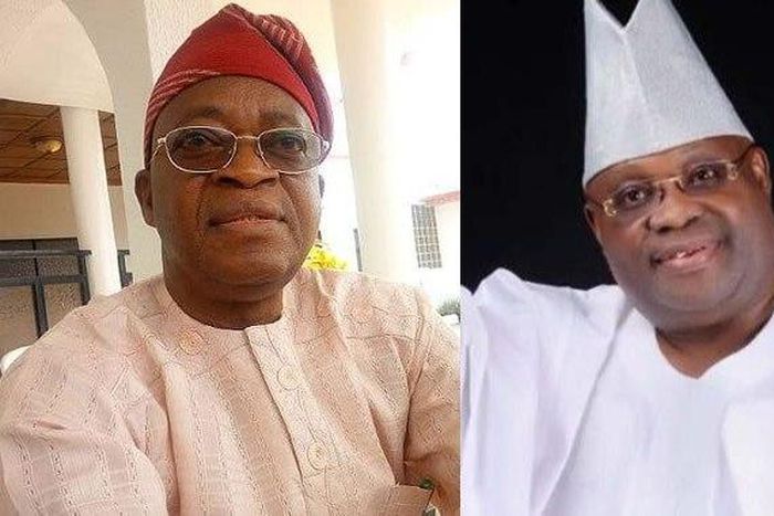 Gboyega Oyetola and Ademola Adeleke