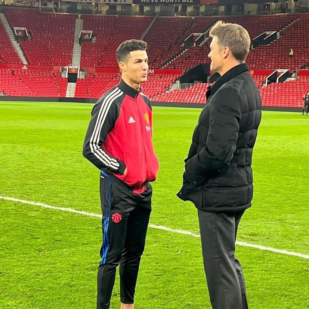 Cristiano Ronaldo and Tom Brady linked up after Manchester United beat Tottenham