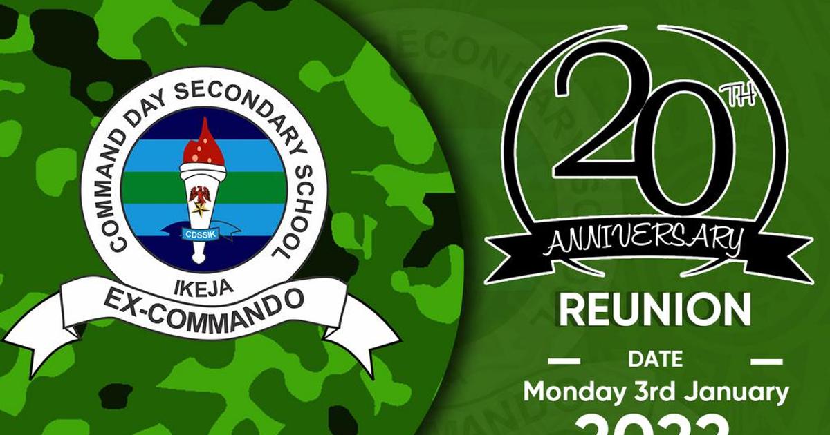 Command Day Secondary School Ikeja to hold reunion 20 years after ...