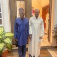 Asiwaju Bola Ahmed Tinubu with Chairman, Senate Services Committee, Senator Sani Musa. [DailyTrust]