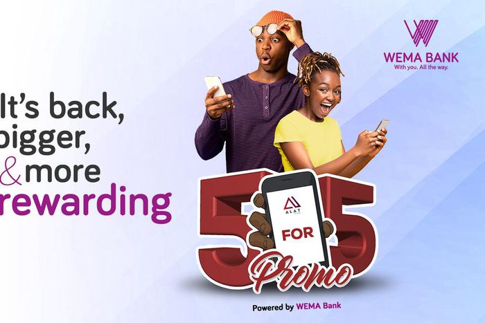 Wema Bank to reward more customers in season 2 of the '5 for 5' transact for rewards promo