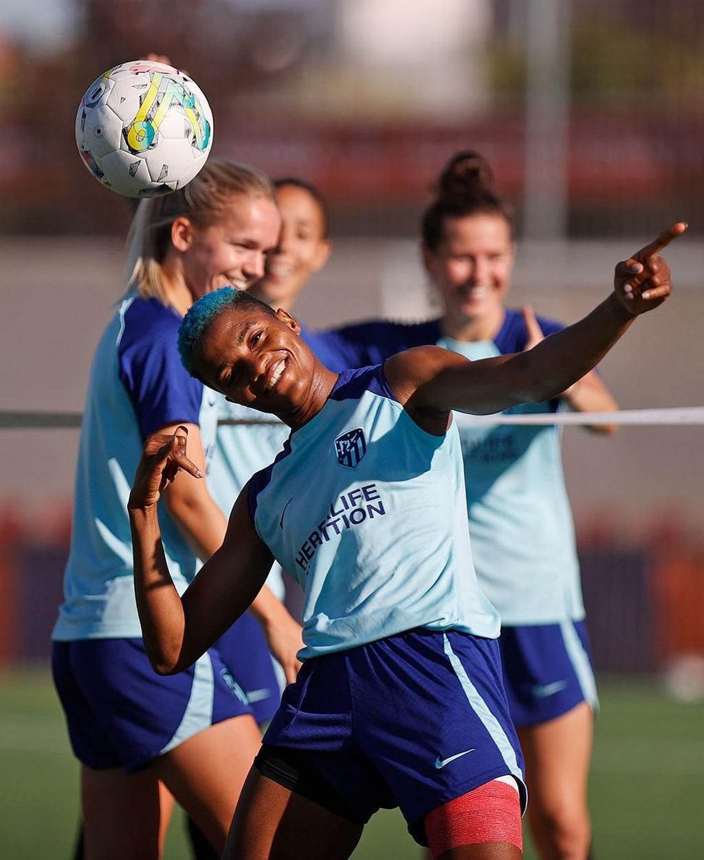 Ordega shows off style, Ajibade in training, Oshoala gets warm reception