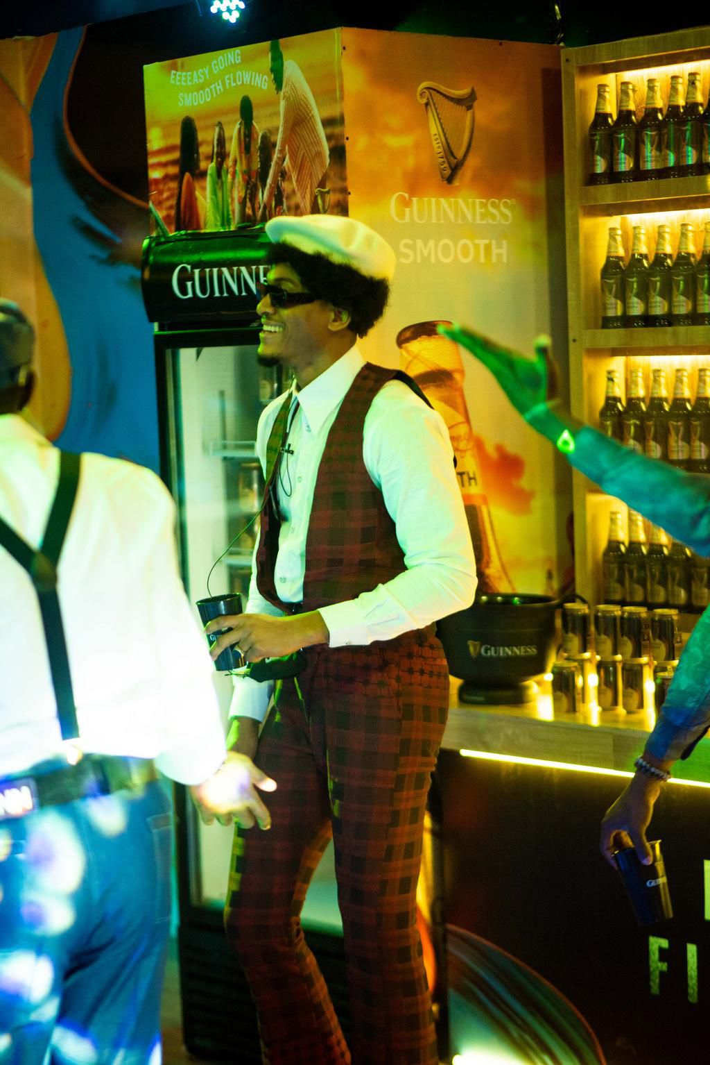 BBNaija Season 7 housemates explore retro style at Guinness Smooth Party