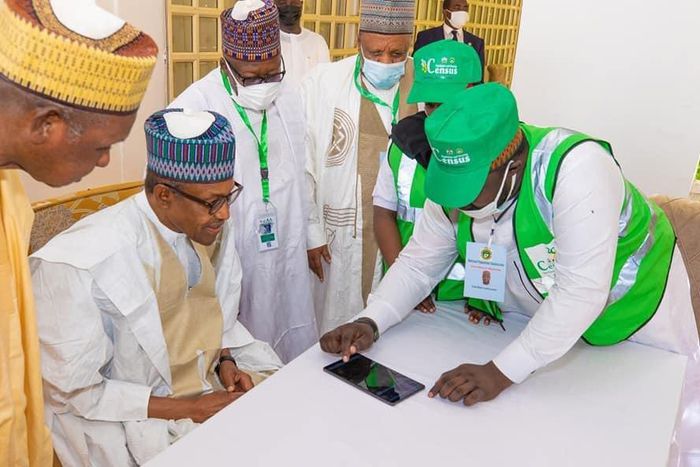NPC captures Buhari as trial census begins nationwide. [Presidency]