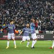 Nwakaeme celebrates for the 11th time this season in the Super Lig.