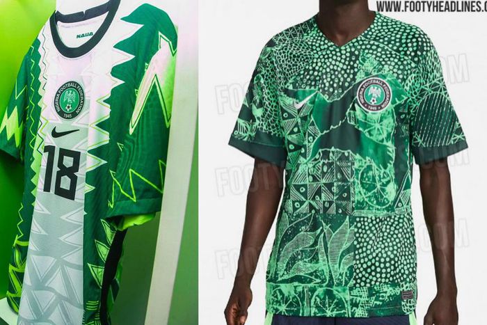Super Eagles of Nigeria 'Adire' 2022 World Cup kit leaked
