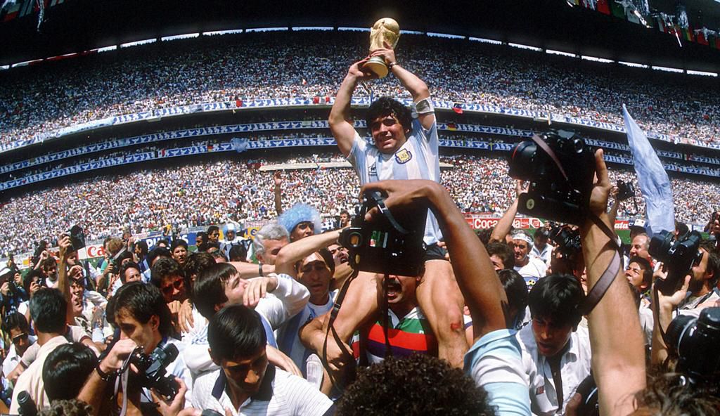 Maradona led Argentina to the title in 1986 (WEREK)