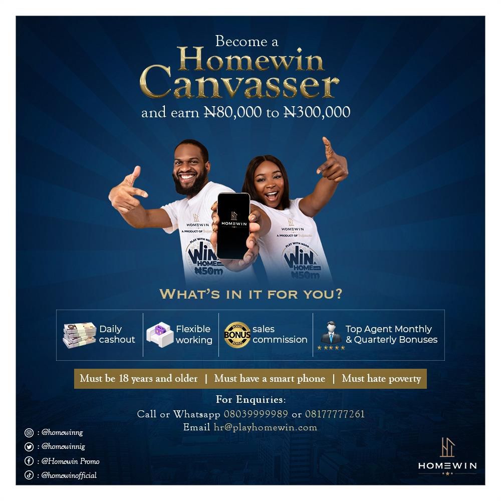 Enter up to 300k monthly as a homewin canvasser - Sujimoto's promo project