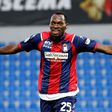 Nwankwo Simy celebrates his team's third goal during the Serie A match between FC Crotone and Benevento at Stadio Comunale Ezio Scida on January 17, 2021 in Crotone, Italy. (Photo by Maurizio Lagana/Getty Images)