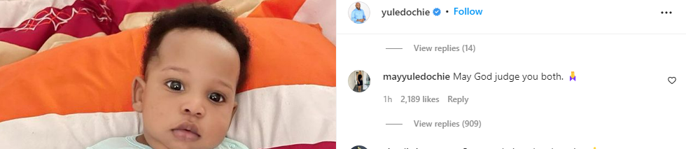 Yul Edochie's 1st wife calls him out over new baby and wife