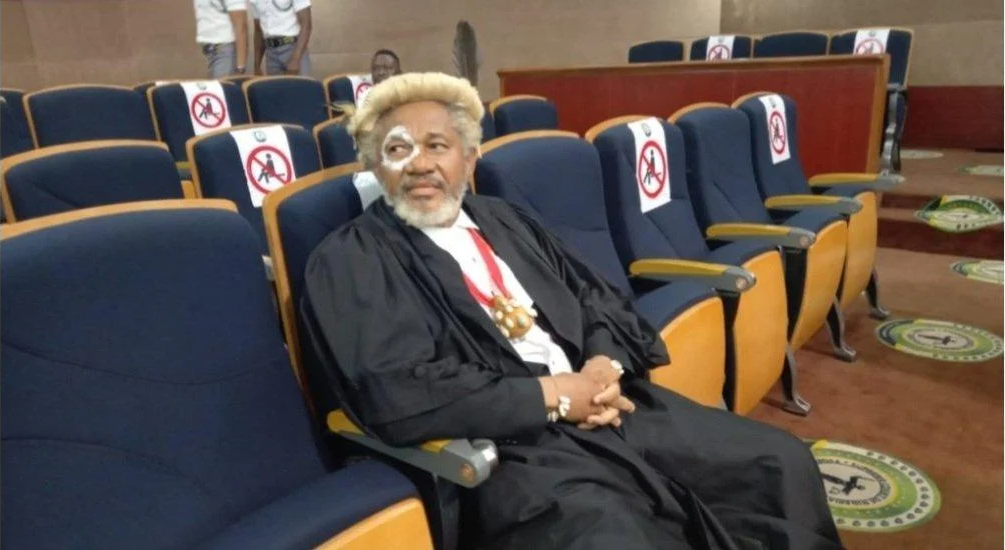 Human rights lawyer, Malcolm Omoirhobo. [Twitter:@Florence_Esq]