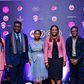L-R Brand Ambassador Amstel Malta - Dakore Eguson-Akande, Senior Brand Manage Amstel Malta - Aminah Jagun, nd other brand representatives