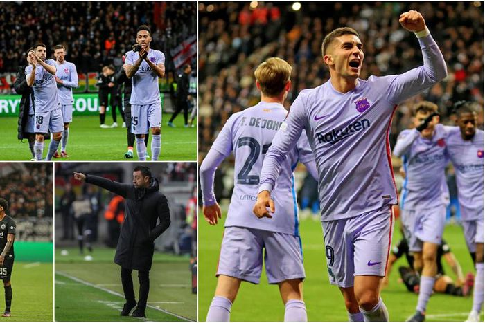 Barcelona recorded a 1-1 draw against Eintracht Frankfurt in the Europa League