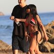 Rob Kardashian and Blac Chyna at the beach