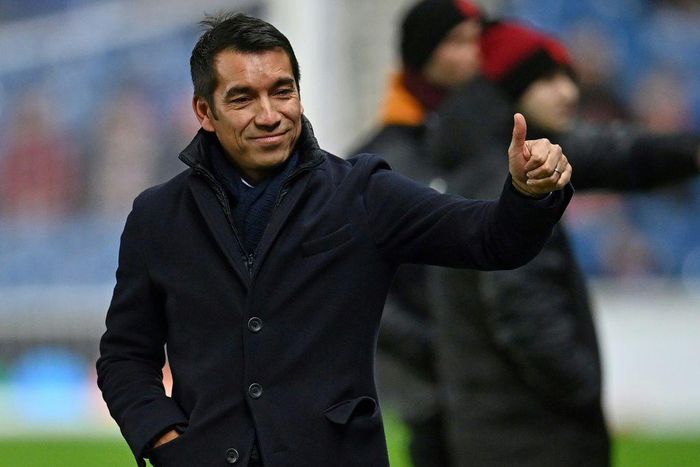 Giovanni van Bronckhorst has won all four games since taking charge of Rangers
