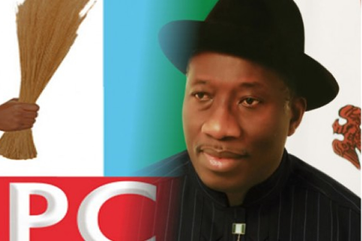 Goodluck Jonathan's candidacy was rejected in the APC. (Pointblank)