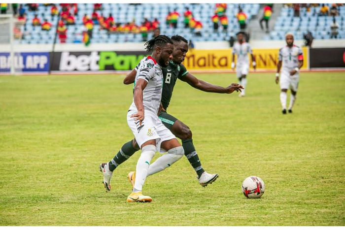 The first leg of the 2022 CHAN qualifiers between Nigeria and Ghana took place in Cape Coast.