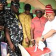 Senator Ademola Adeleke is the frst among the 15 contestants to vote (Punch)