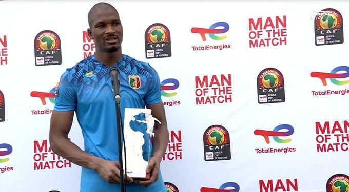 Ibrahim Mounkoro is the latest goalkeeper to win the official man of the match award.
