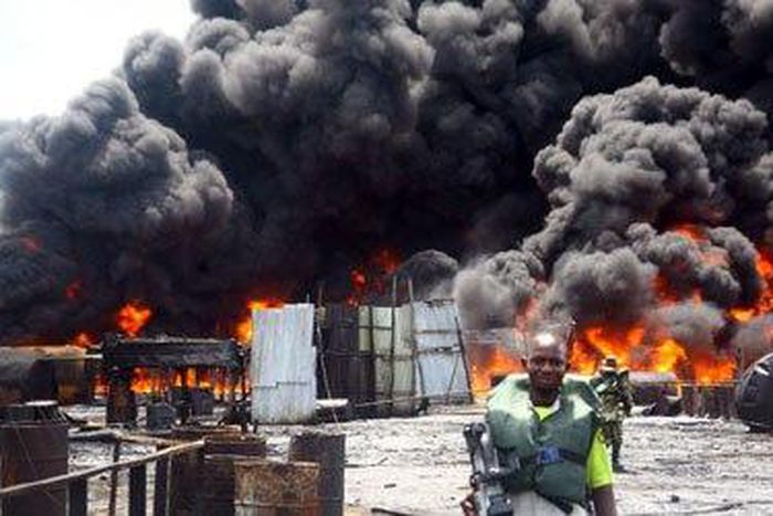 NSCDC destroys 4 illegal refineries in Edo