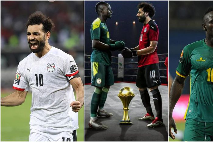 Salah and Mane will do battle for the AFCON title