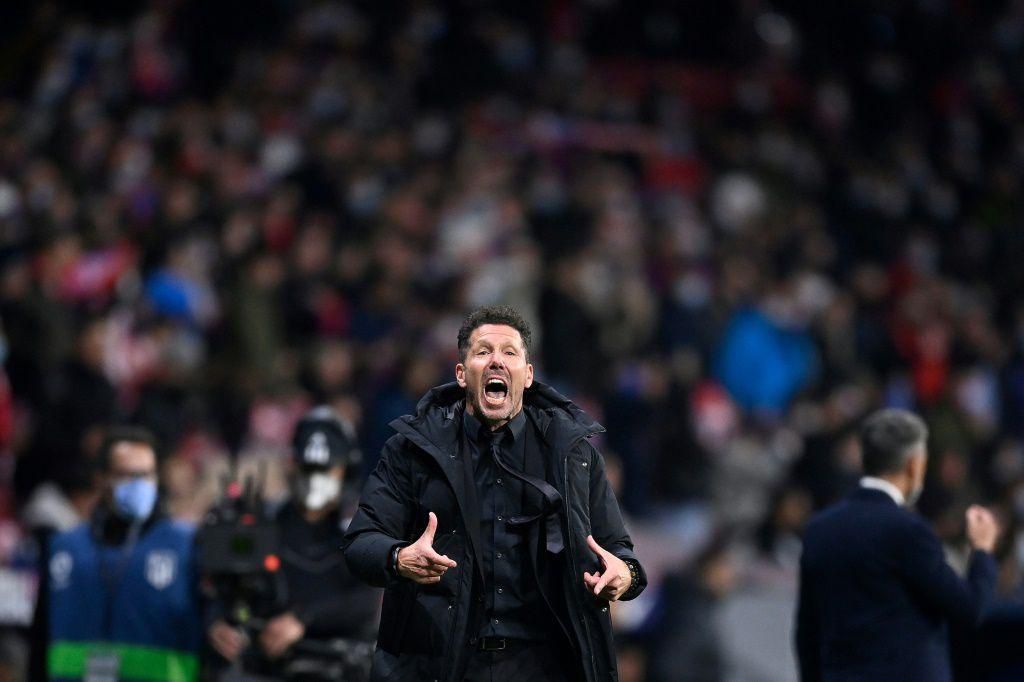Diego Simeone will hope Atletico Madrid can lift themselves for Wednesday's Champions League game against Manchester United