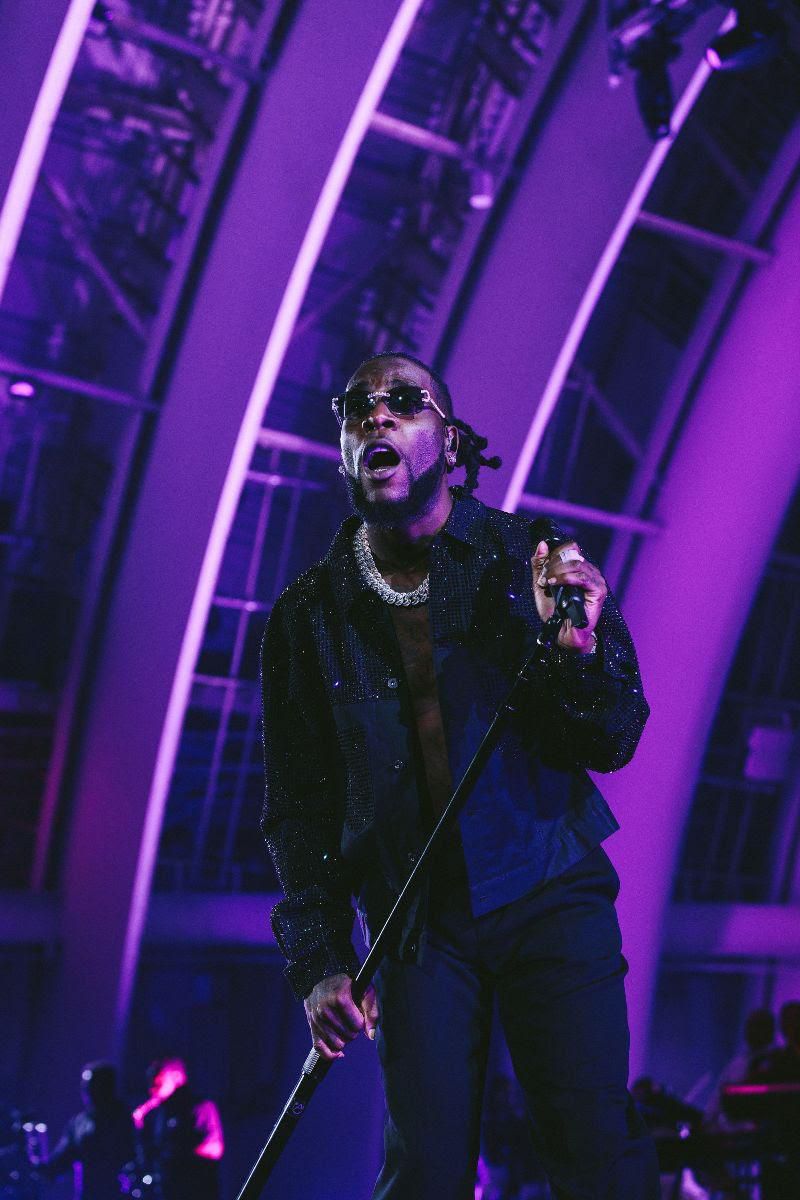 Burna Boy at Hollywood Bowl. (Spaceship)