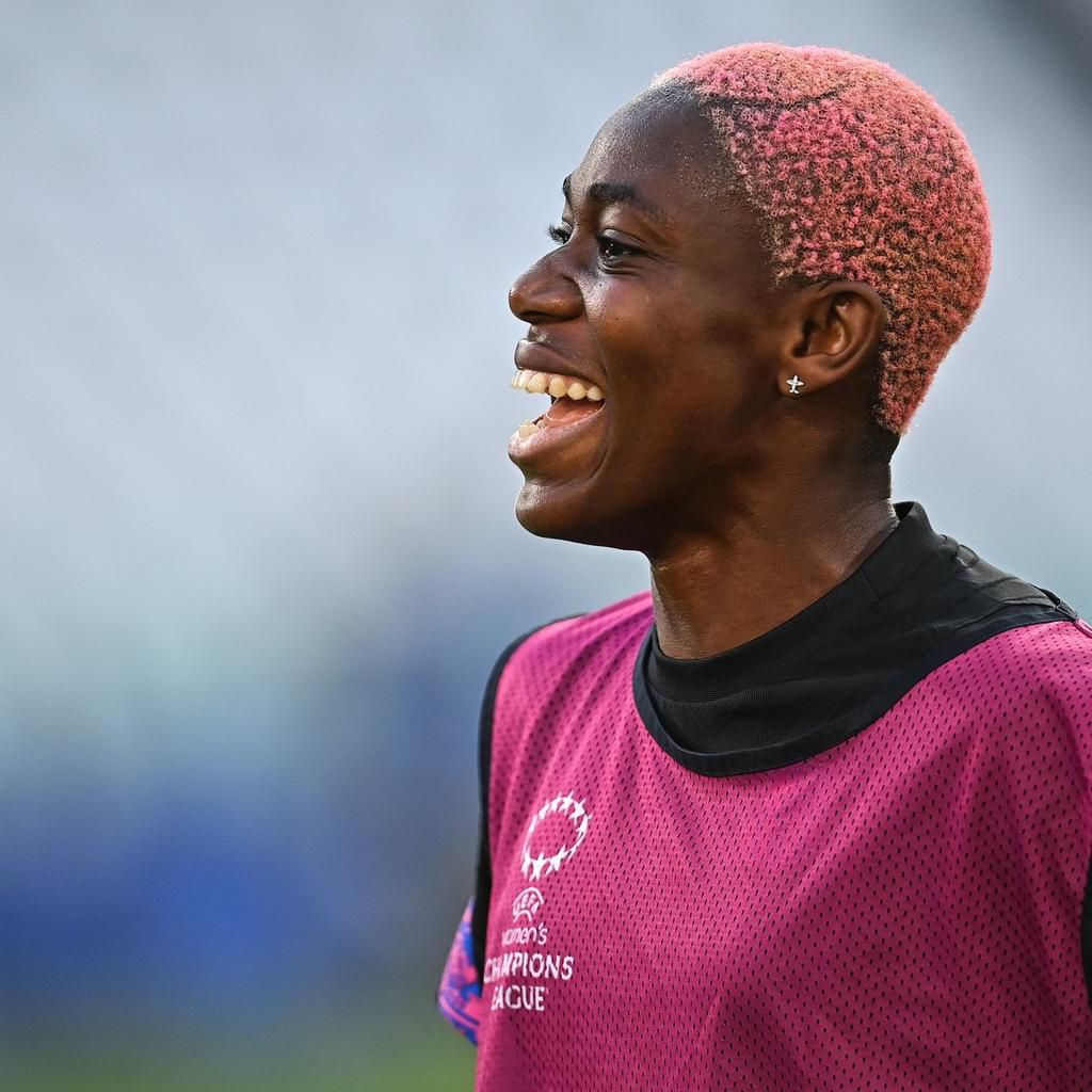 Asisat Oshoala talks tough ahead of Barcelona Femeni vs Olympique Lyonnais Féminin