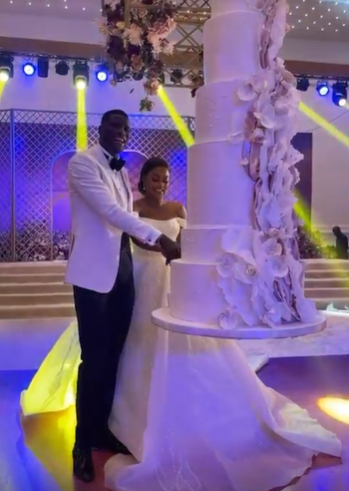 Osimhen, Uzoho, Awaziem and Onyeka turn up for Onuachu's 2nd wedding in Lagos