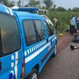 Men of the FRSC at an accident scene (Illustration)