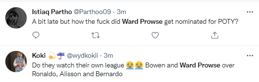 Reactions as Ronaldo snubbed for Premier League award