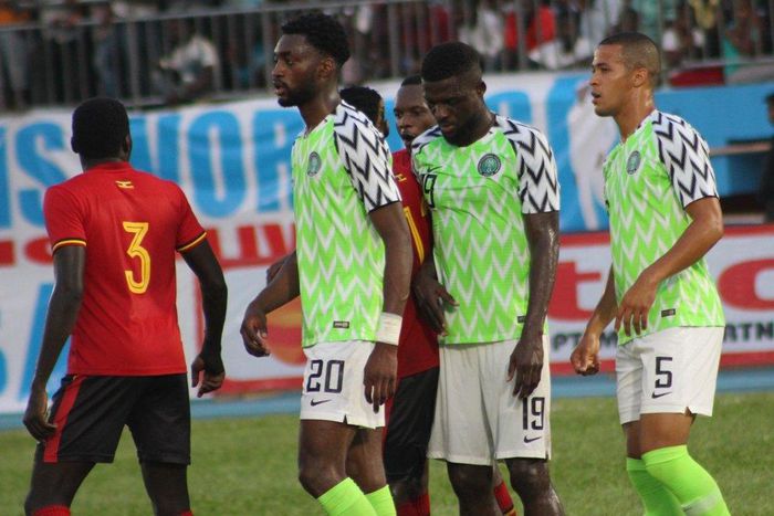 Semi Ajayi, John Ogu and William Troost-Ekong