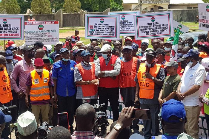Protest: NLC says it will not be deterred by attack from thugs in Kaduna. [NLCHeadquarters]