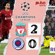 Liverpool defeated Rangers 2-0 in the Champions League on Tuesday night