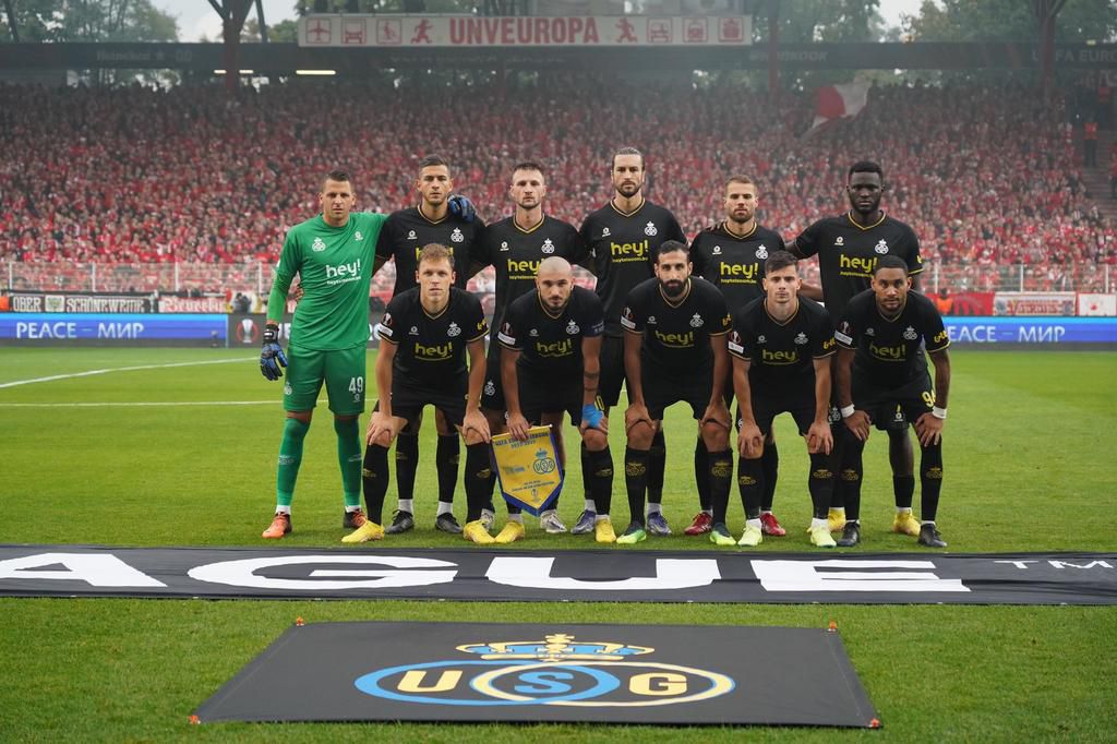 Union Saint-Gilloise before the brilliant win.