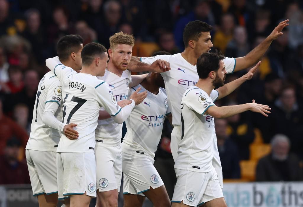 Kevin de Bruyne led Man City to their 5-1 thrashing of  Wolves on Wednesday in the Premier league