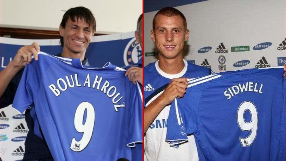 Khalid Boulahrouz and Steve Sidwell both strangely wore the jersey 9 in consecutive seasons