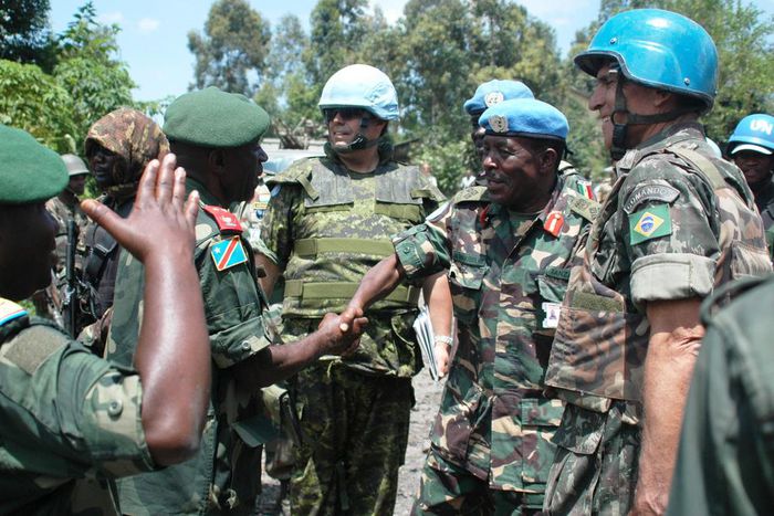 DRC troops