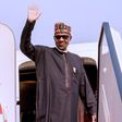President Muhammadu Buhari departs. [Twitter/BashirAhmaad]