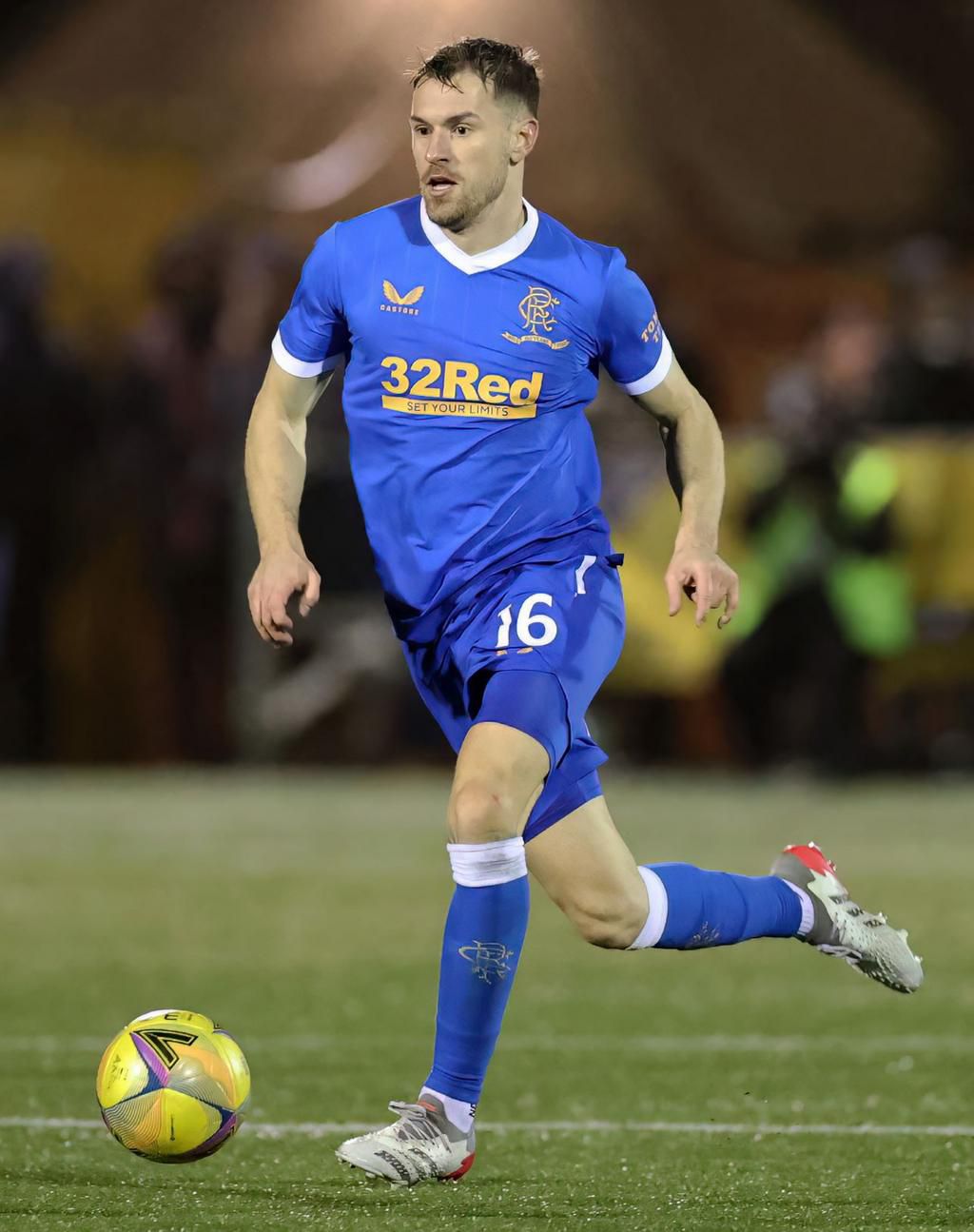 Aaron Ramsey scored Rangers' consolation goal.