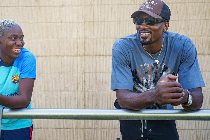 Asisat Oshoala teams up with NBA star Serge Ibaka